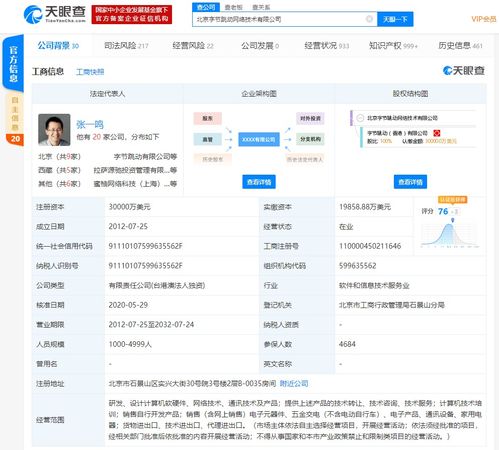 字節(jié)跳動拓展經(jīng)營范圍 加碼線上硬件與計(jì)算機(jī)軟硬件的戰(zhàn)略布局
